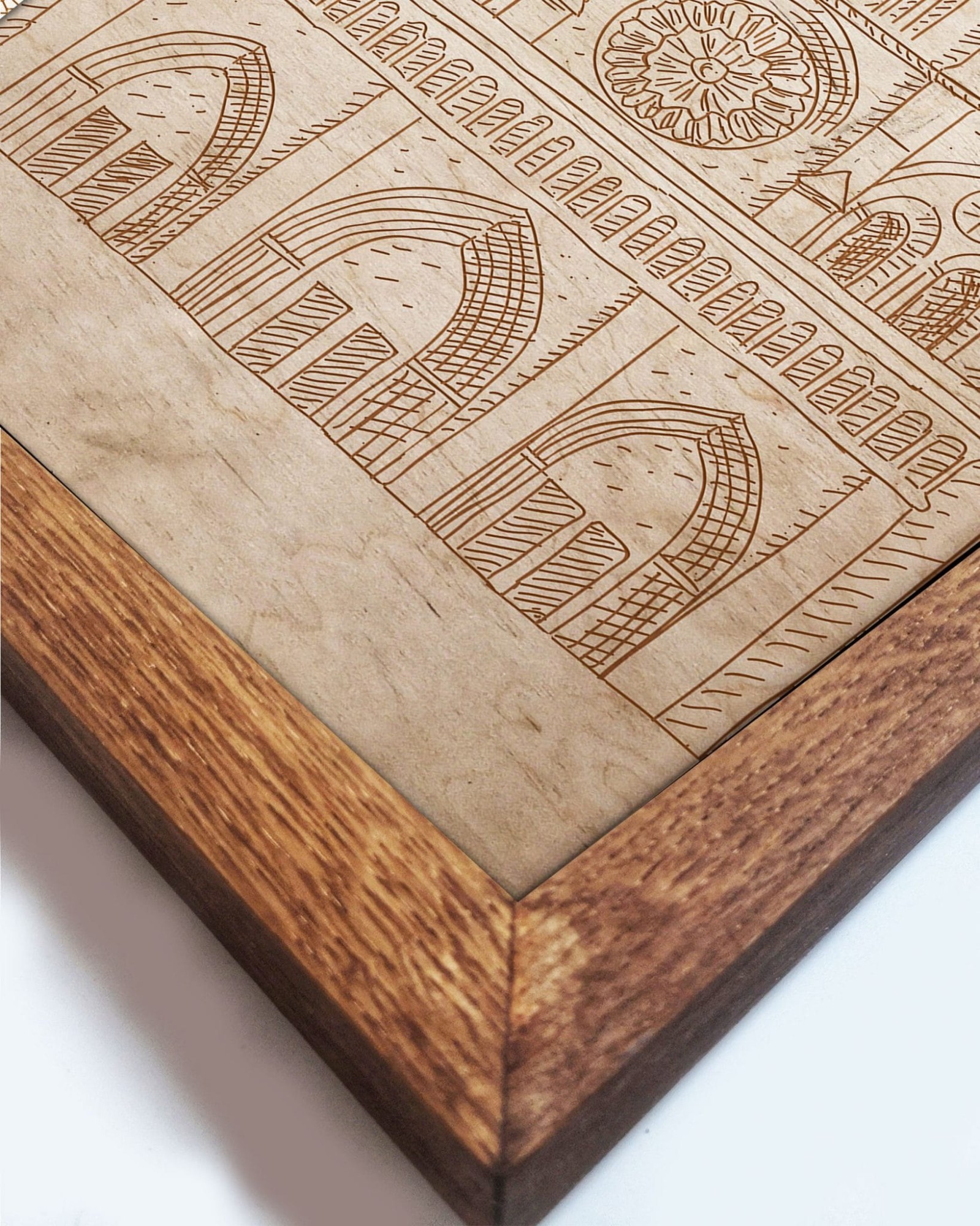 katedra drewniany obraz