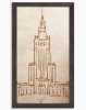 obraz drewniany Pałac  Kultury i Nauki palisander