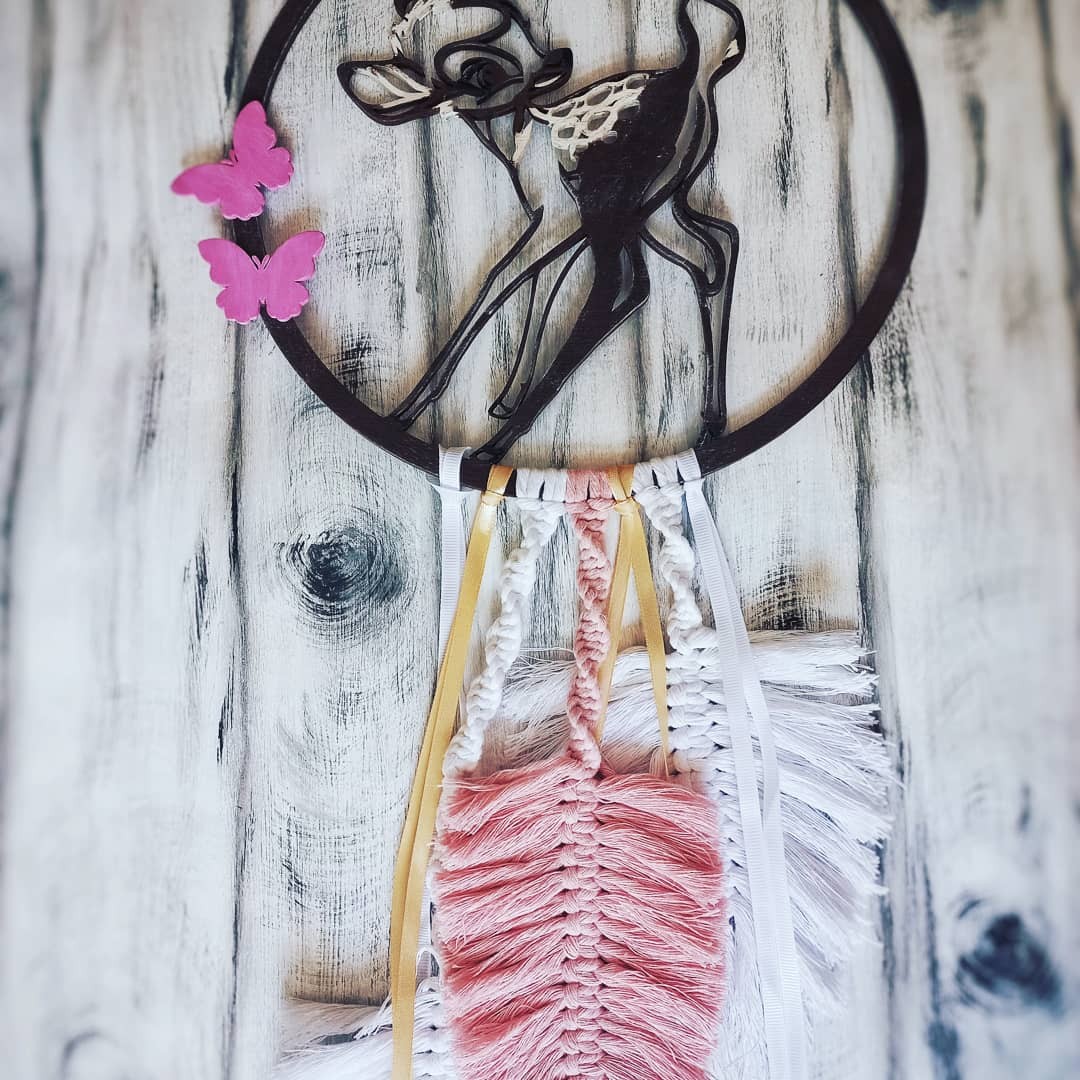 Łapacz snów rękodzieło do pokoju dziecka