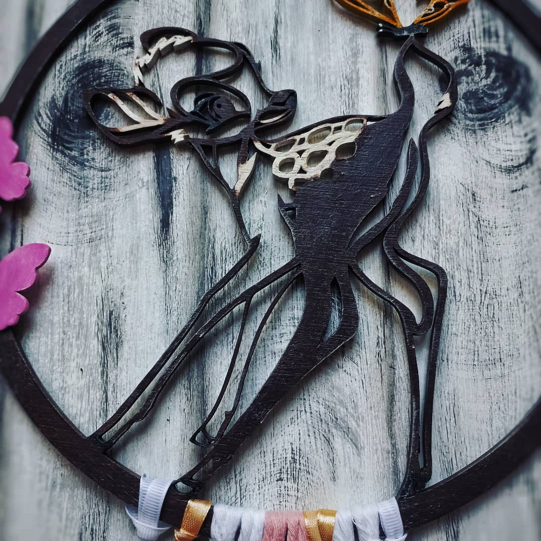 Łapacz snów rękodzieło do pokoju dziecka