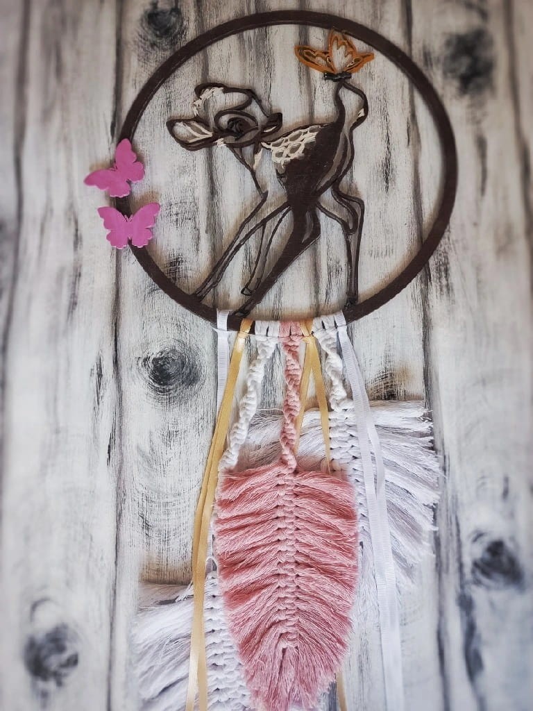 Łapacz snów rękodzieło do pokoju dziecka