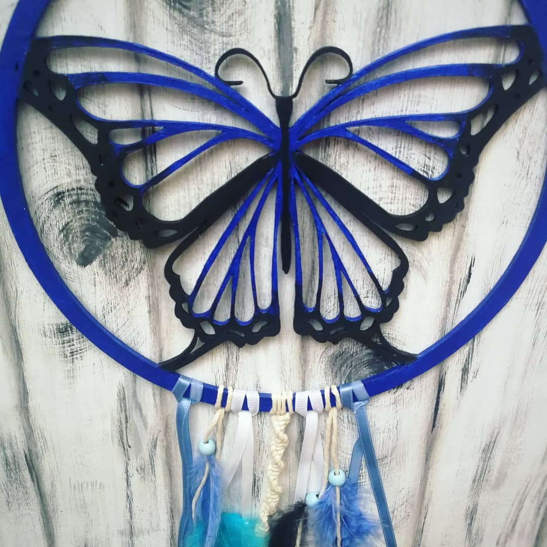 Łapacz snów makrama piórka