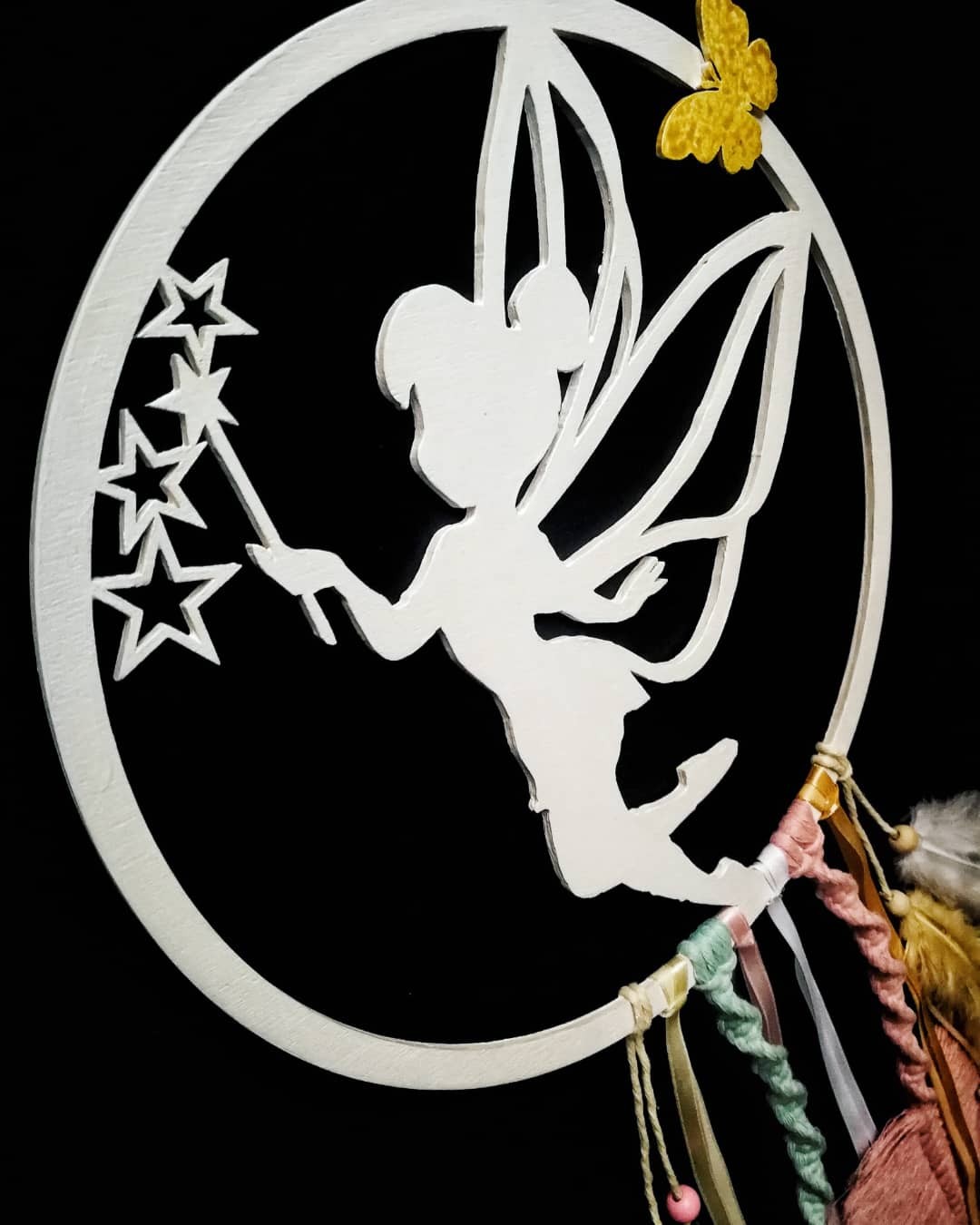 Łapacz snów makrama piórka