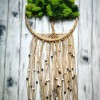 dekoracja z chrobotkiem handmade rękodzieło drzewo