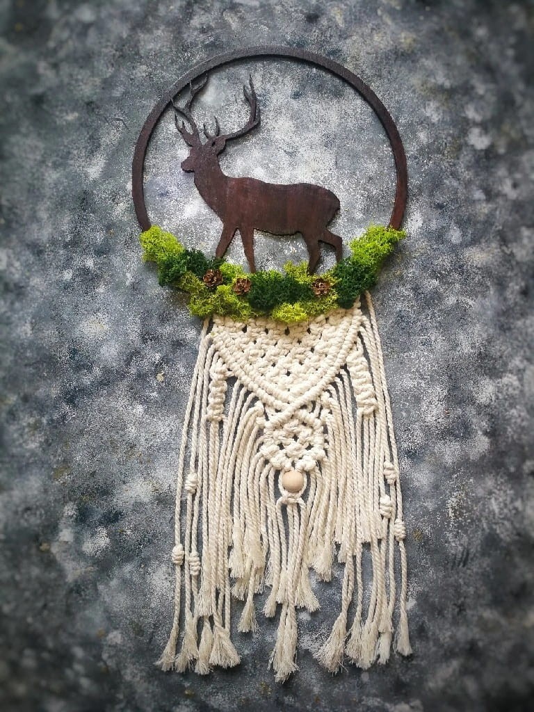 dekoracja łapacz snów