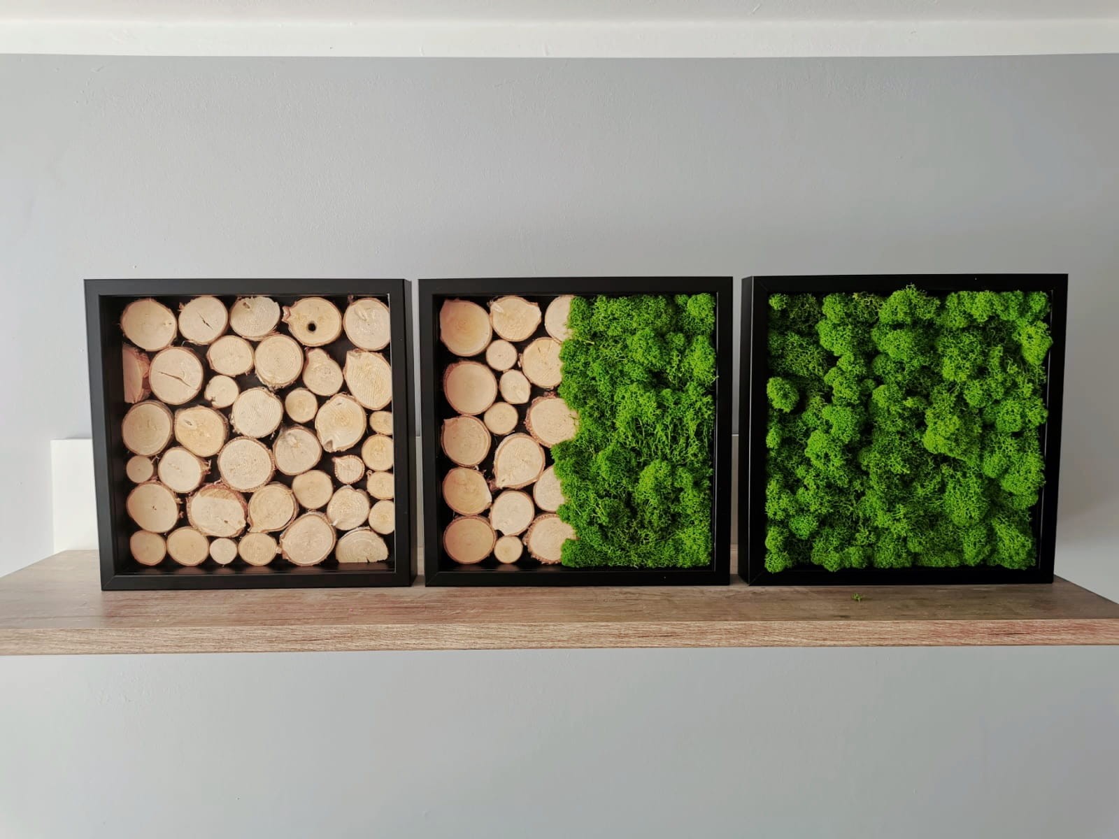 dekoracja z chrobotkiem chrobotek 3 szt