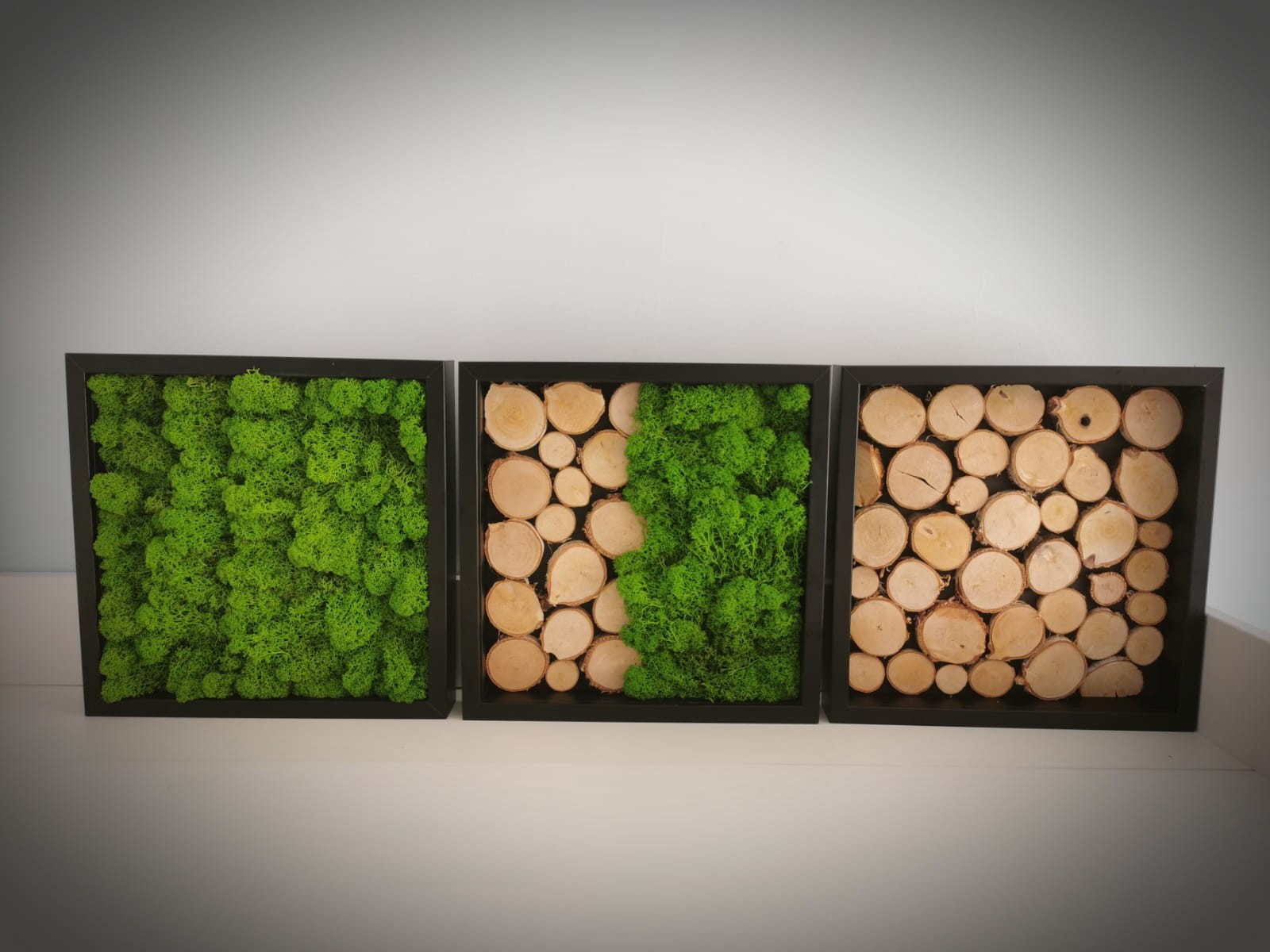 dekoracja z chrobotkiem chrobotek 3 szt