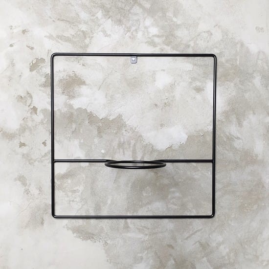 pilea+ czarny kwietnik