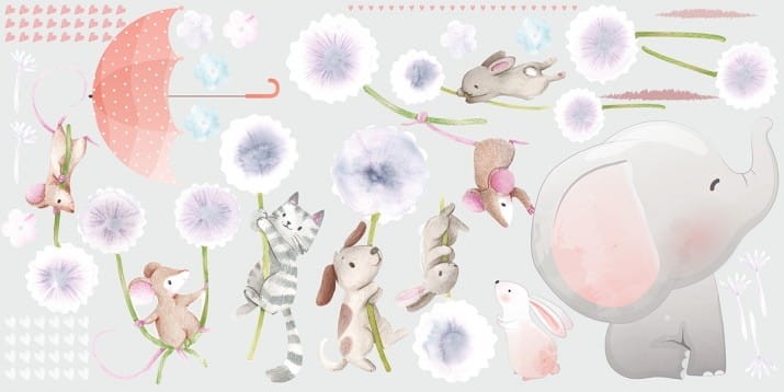 Naklejki dla dzieci na ścianę