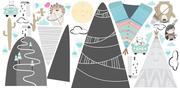 naklejki do pokoju dziecka