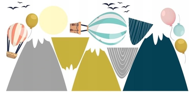 Naklejki  na ścianę do pokoju dziecka