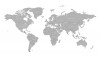 Naklejka ścienna mapa świata angielskie napis