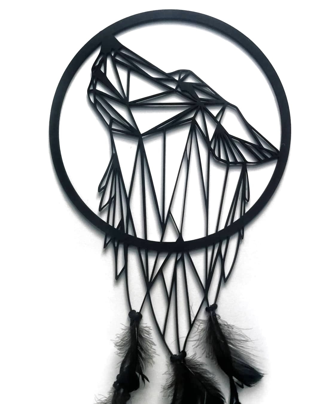 czarny łapacz snów