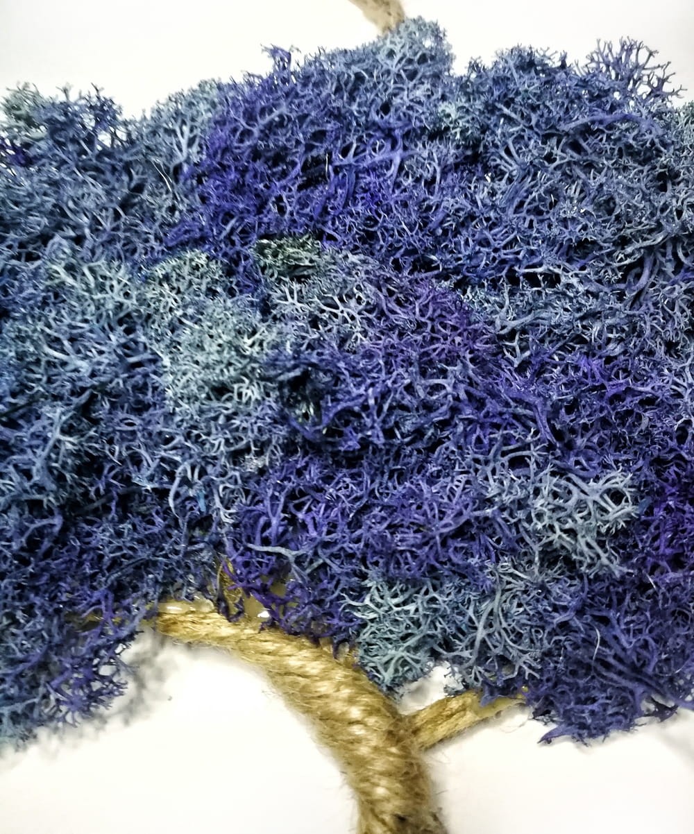 chrobotek handmade rękodzieło drzewo