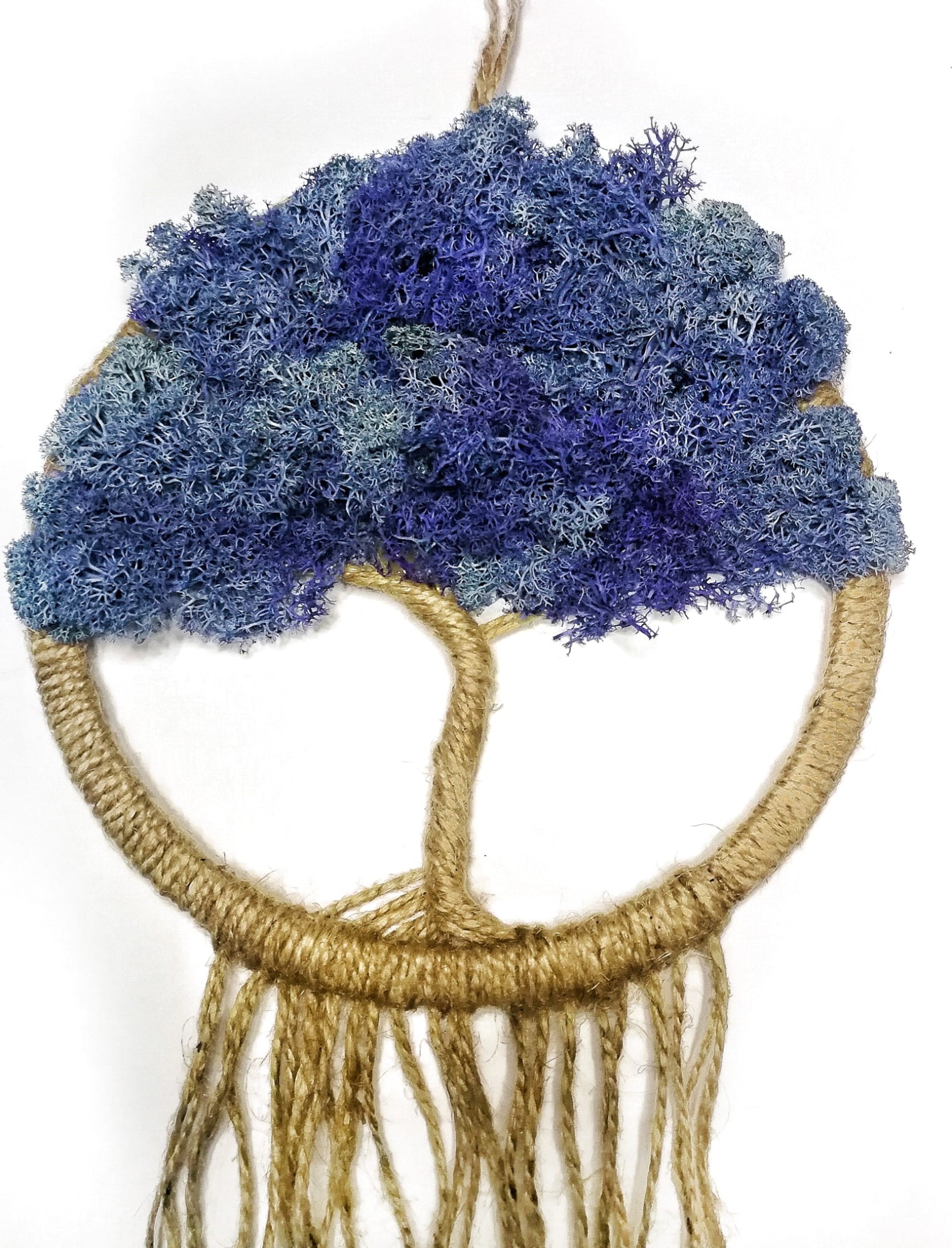 chrobotek handmade rękodzieło drzewko