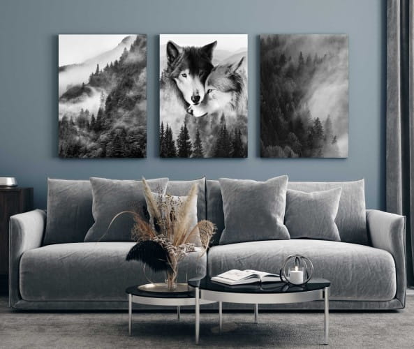 tryptyk canvas wilk