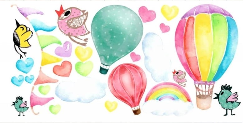 Naklejki na ścianę do pokoju dziecka