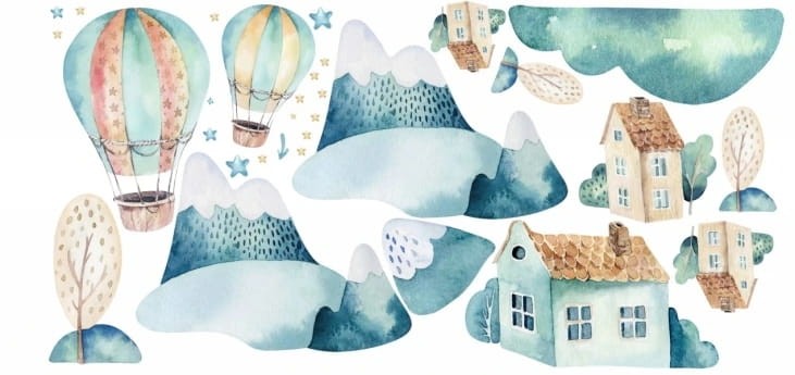 Naklejki na ścianę do pokoju dziecka