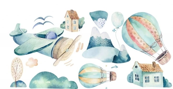 Naklejki na ścianę do pokoju dziecka