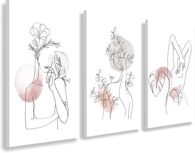 Obraz na płótnie canvas tryptyk do salonu