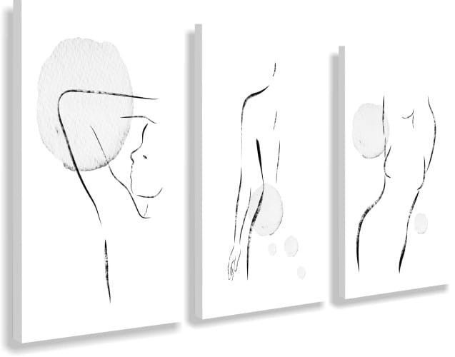 Obraz na płótnie canvas tryptyk do salonu