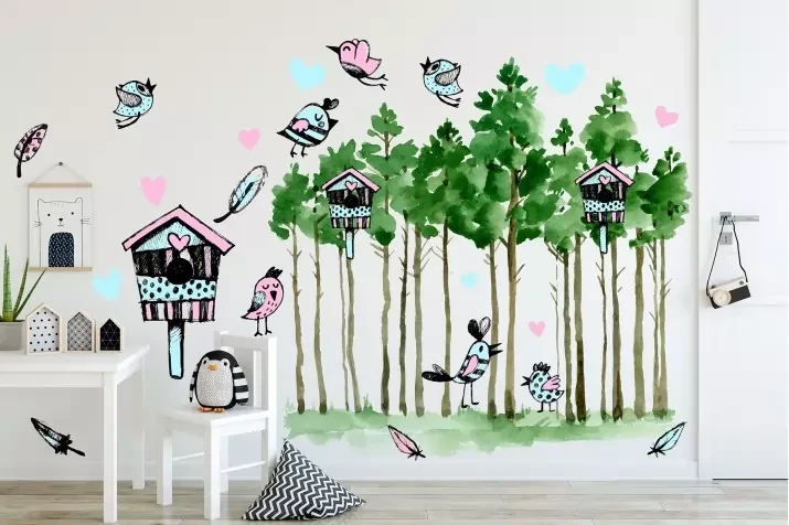 naklejki do pokoju las