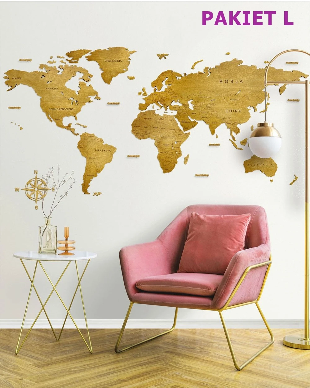 mapa drewniana kolor dąb pakiet L.webp