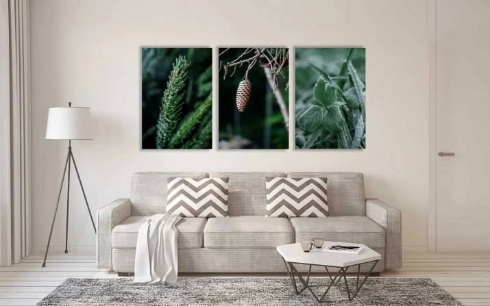 Obraz na płótnie canvas tryptyk natura patihome.pl