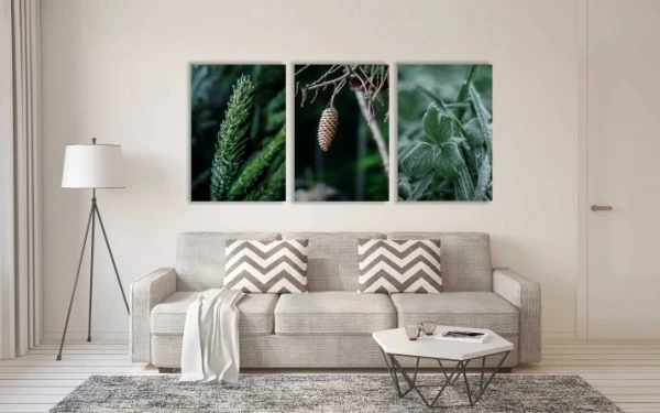 Obraz na płótnie canvas tryptyk natura patihome.pl