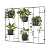 Kwietnik wiszący ścienny metalowy Hedera loft