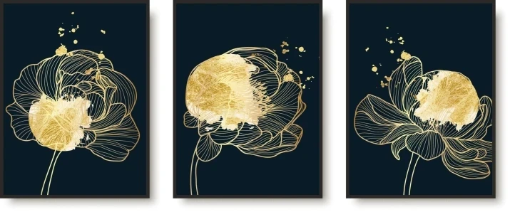 Plakaty zestaw trzech plakatów