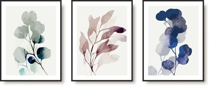 Plakaty zestaw trzech plakatów bez ram postery