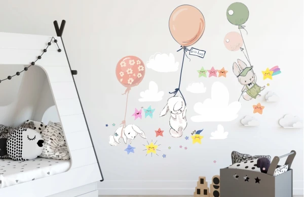 Naklejki na ścianę pokój dziecka balony