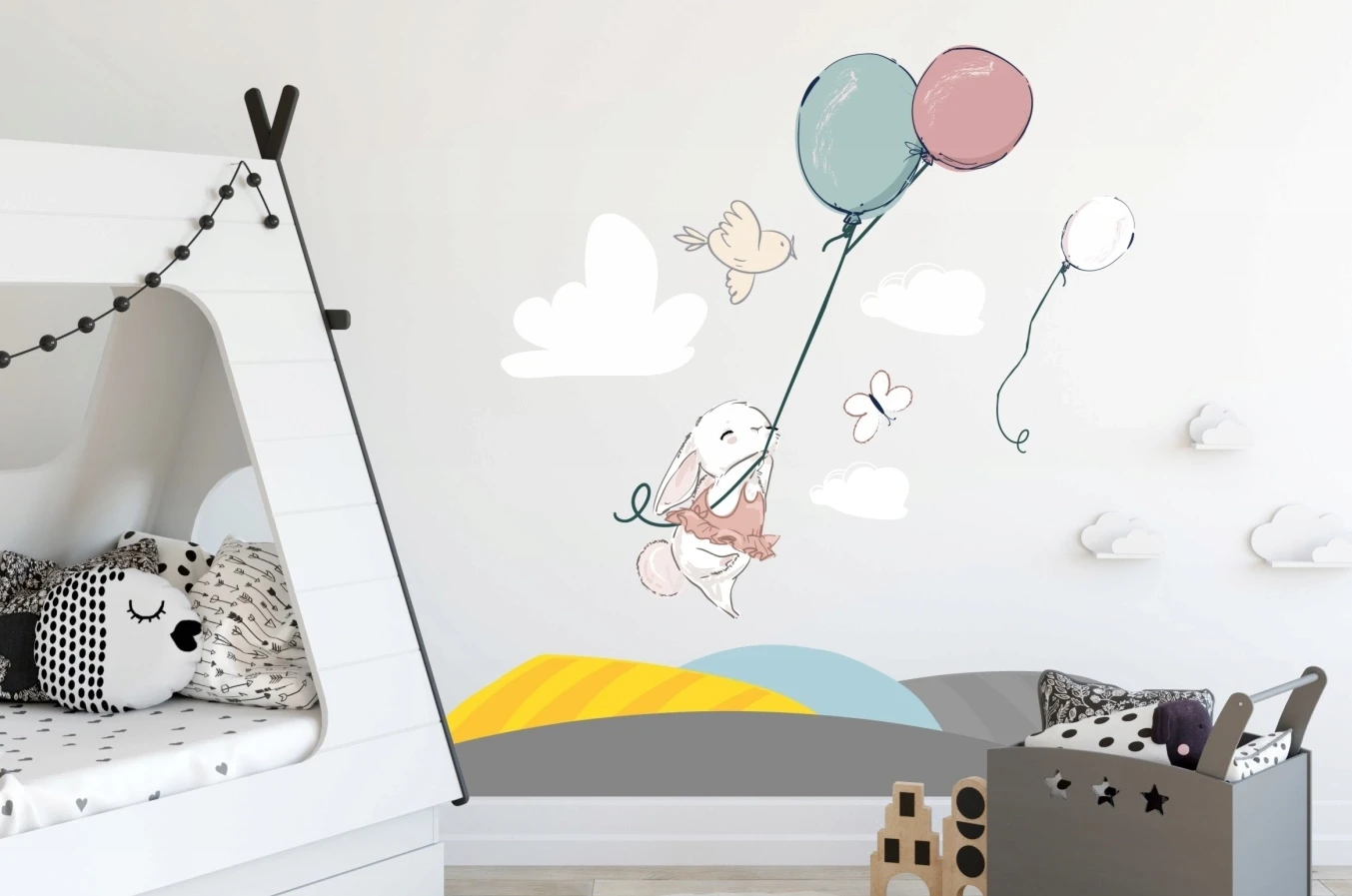 Naklejki na ścianę pokój dziecka balony