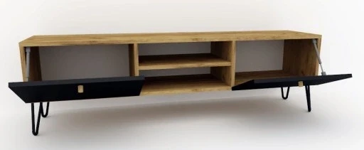 Szafka RTV dąb czarny