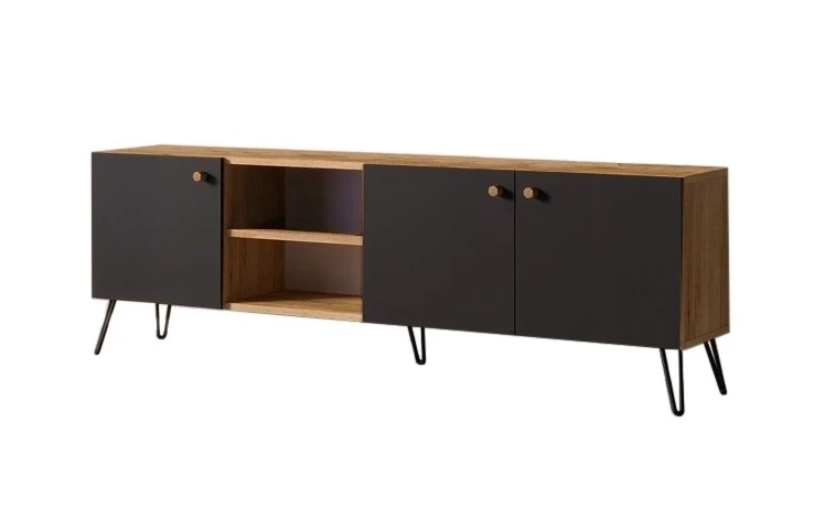 Szafka RTV 160 na metalowych nogach