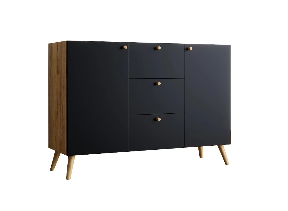 Komoda z szufladami drewniane nogi