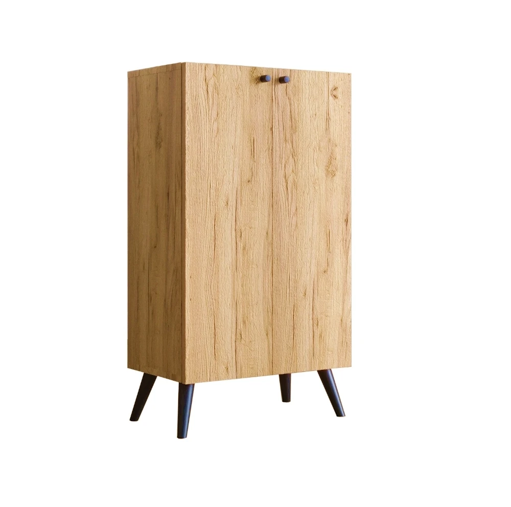 Komoda szafka na buty drewniane nogi dąb