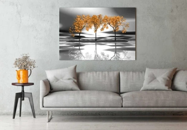 Obraz na płótnie canvas drzewa jesień