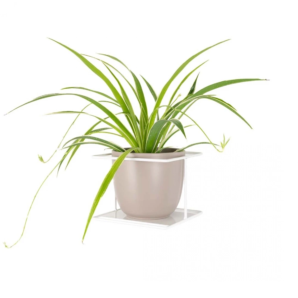 Kwietnik ścienny biały Flora XL Zestaw 4 szt