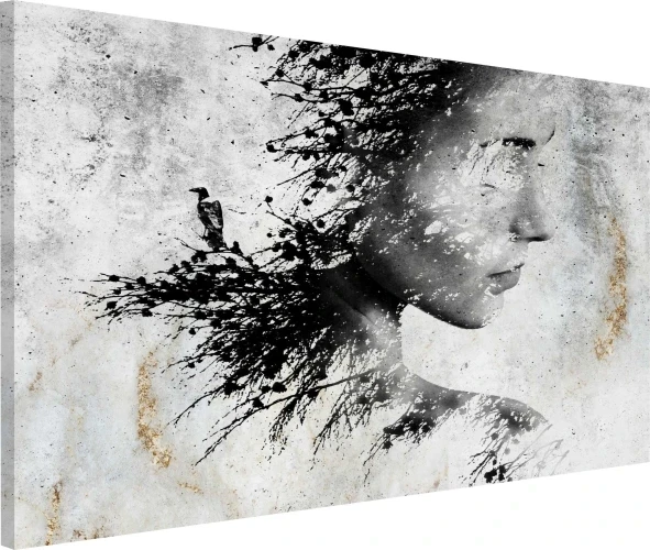 Obraz na płótnie canvas biało czarny