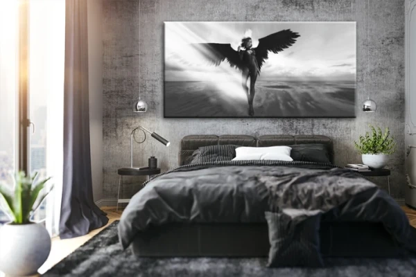 Obraz na płótnie canvas kobieta skrzydła