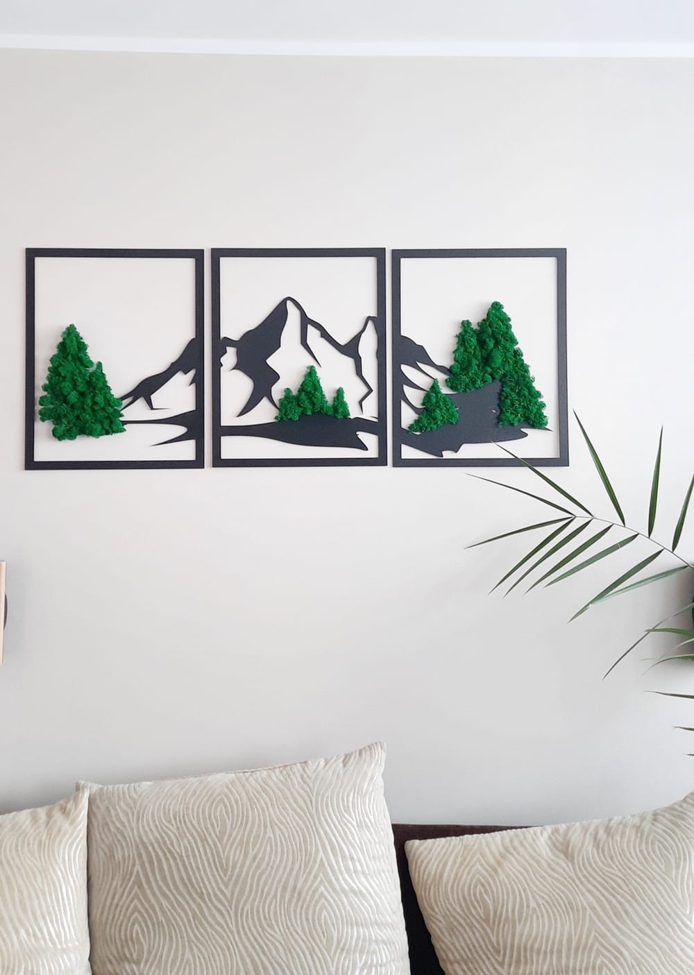 Ramka z chrobotkiem ażurowa dekoracja góry