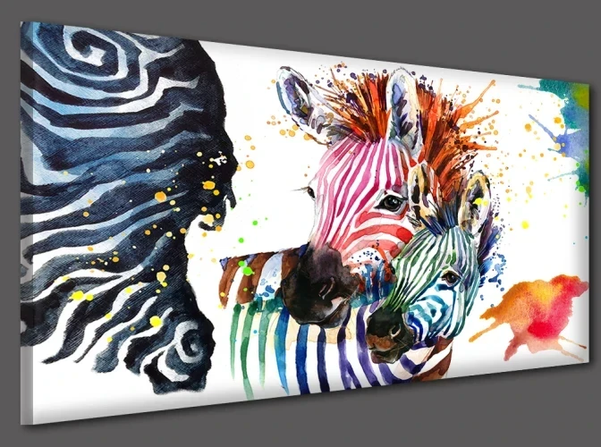 Obraz na płótnie canvas zebra abstrakcja