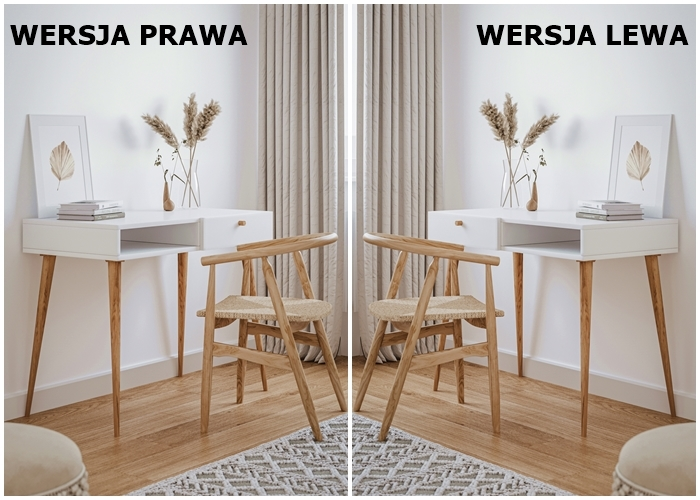 strona szuflady lewa lub prawa