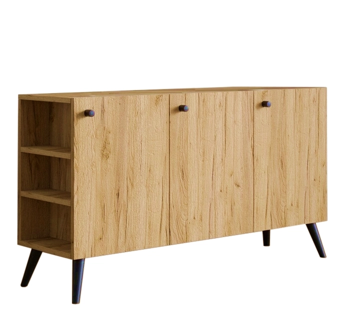 komoda dąb craft złoty
