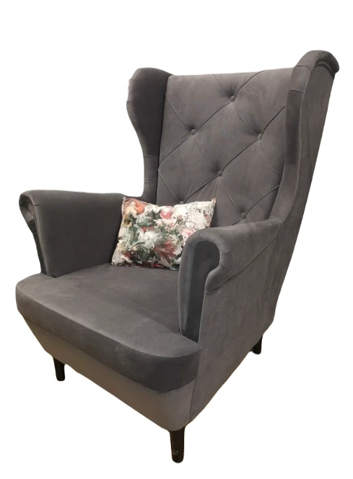 Fotel uszak Grafit Trinity