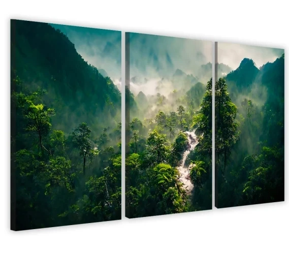 Obraz na płótnie  las góry