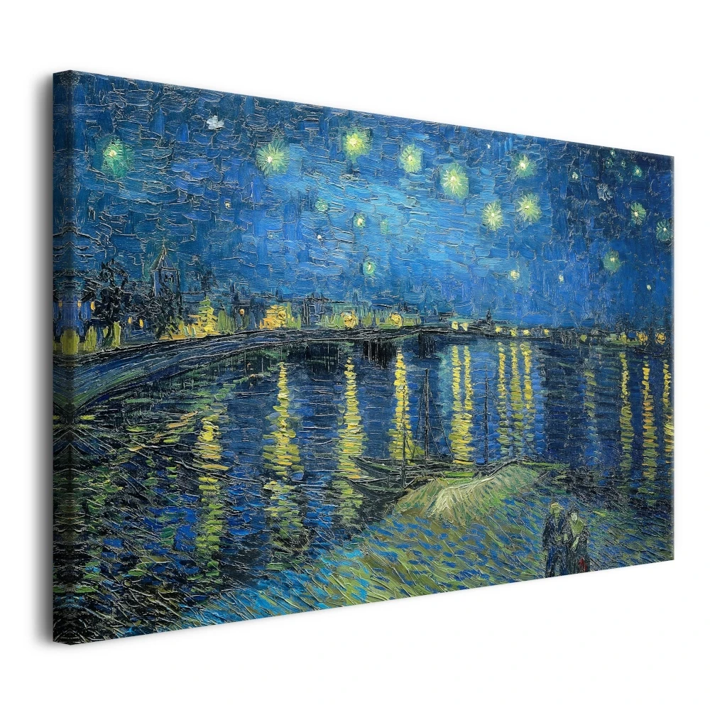 Pejzaż Gwiaździsta noc nad Rodanem  reprodukcja