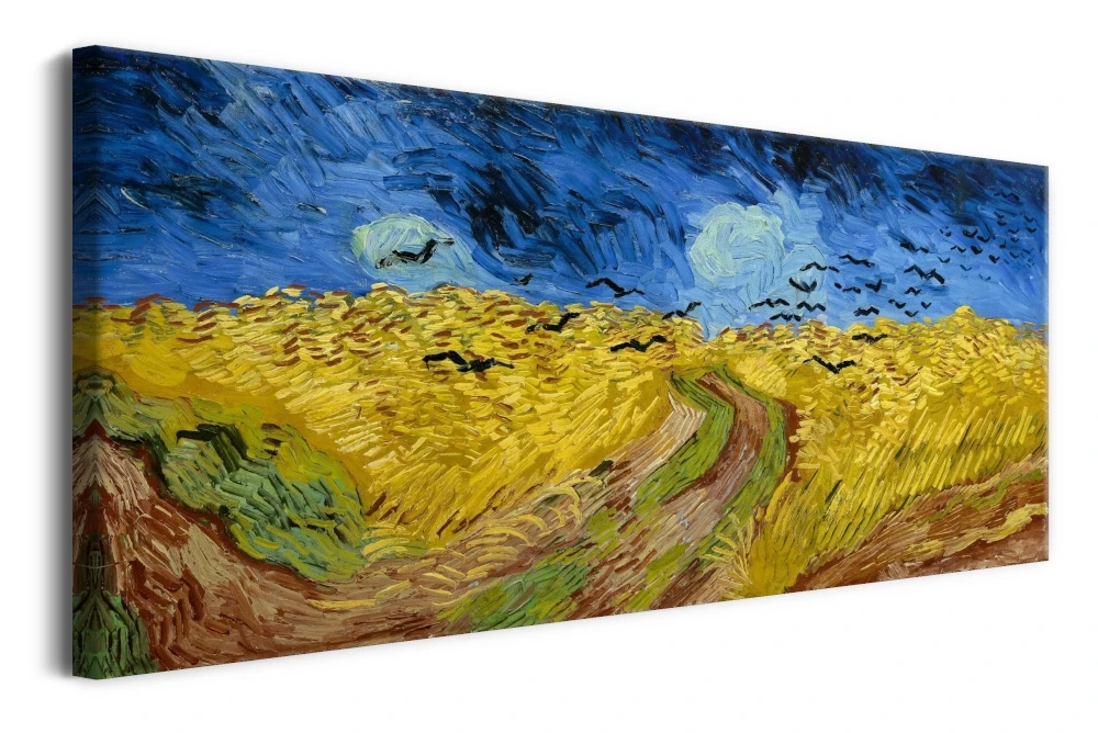 Pejzaż Pole pszenicy z krukami reprodukcja van Gogh